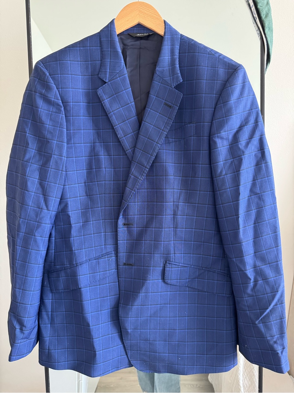 Paul Smith Men's Blue Windowpane Blazer - Classic Tailored Style